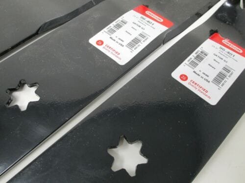 3 Genuine Oregon 96-401 Mulching Blades Cub Cadet MTD 23 1/2" Star 942-04290, 742-04244 - Image 3