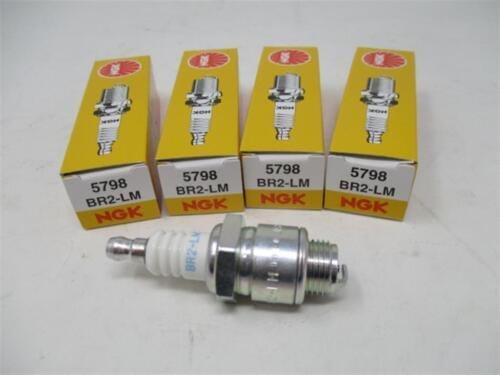 4 Genuine NGK BR2-LM (5798) Spark Plugs Blower - Image 2
