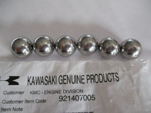 6 Pcs Genuine Kawasaki 92140-7005 Ball FH381V FH430V FH480V FH500V FH541V