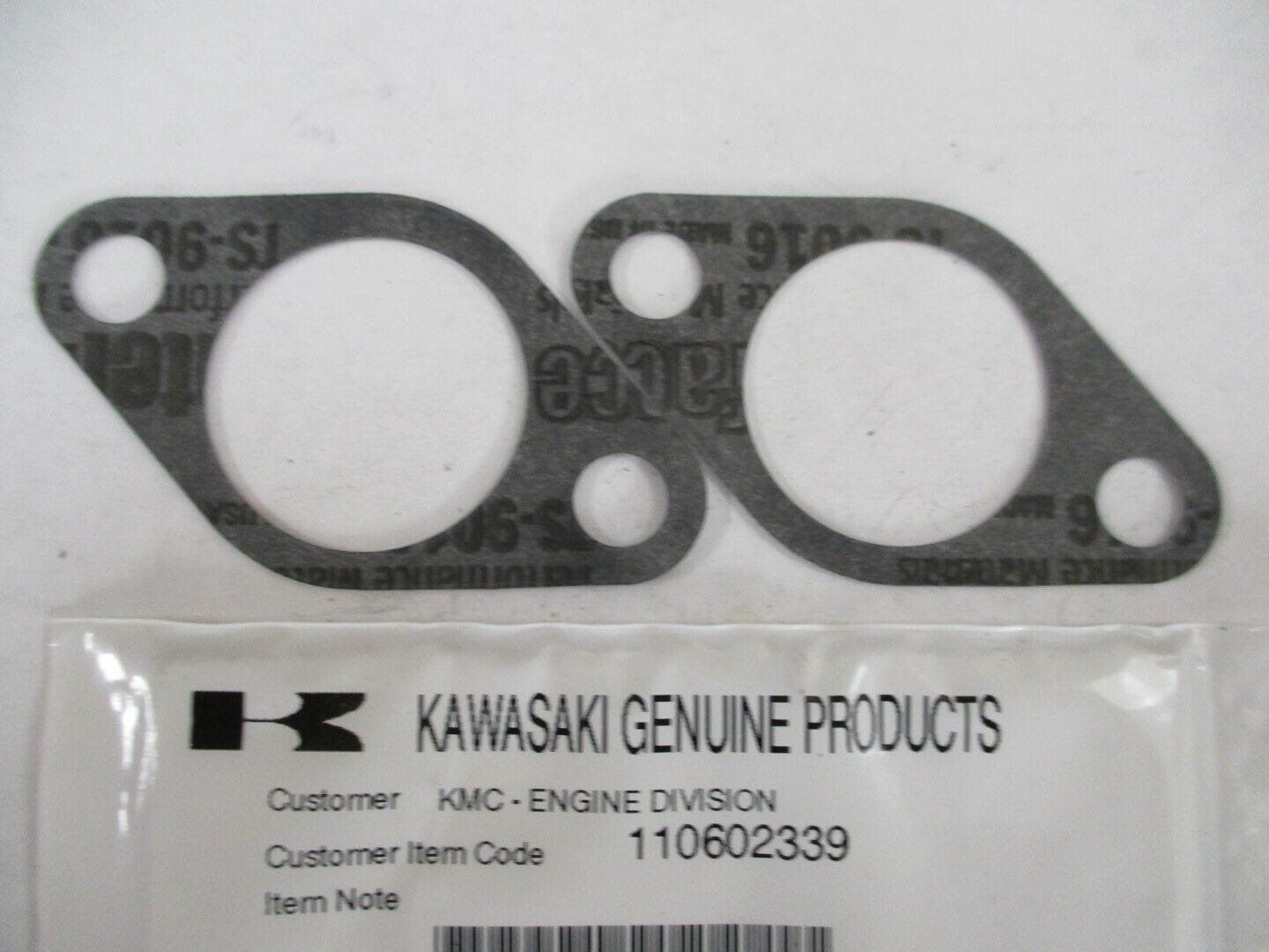 2 Genuine Kawasaki 11060-2339 Carburetor Gasket FB460V FC401V FC420V 15003-2183 - Image 4