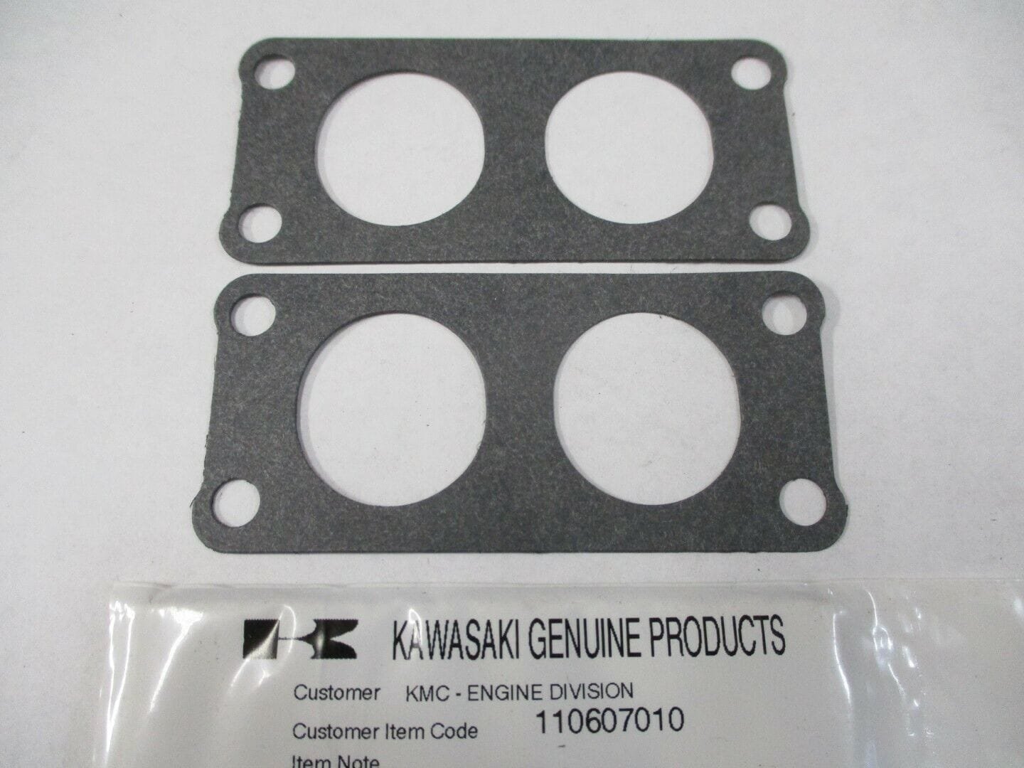 2 Packs Genuine Kawasaki 11060-7010 Carburetor Gasket FH601V FH641V FH680V FH721V