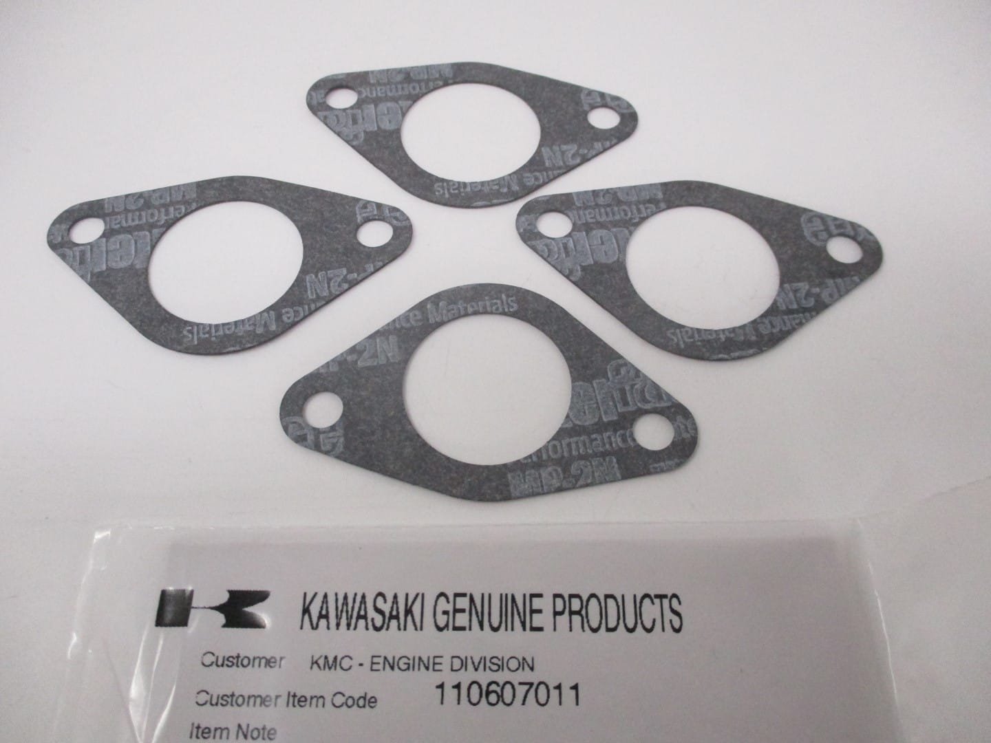 4 Genuine Kawasaki 11060-7011 Intake Manifold Gasket for FH601D FH601V - Image 2