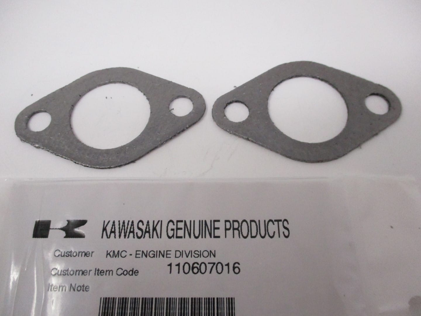 2 Genuine Kawasaki 11060-7016 Muffler Gasket FR651V FR691V FR730V FS481V FS541V - Image 3