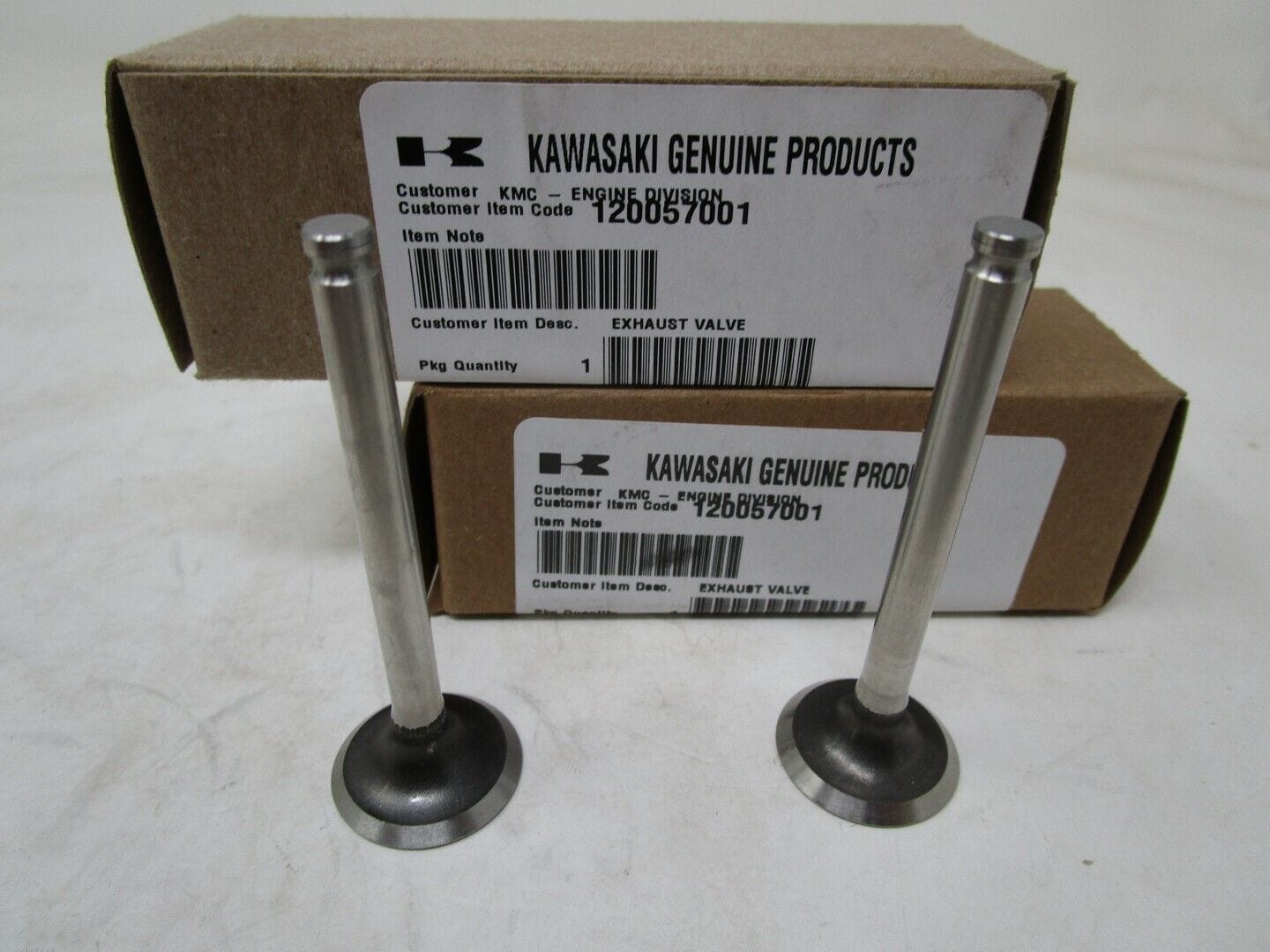 2 Packs Genuine Kawasaki  12005-7001 Exhaust Valves FH451V FH500V - Image 3
