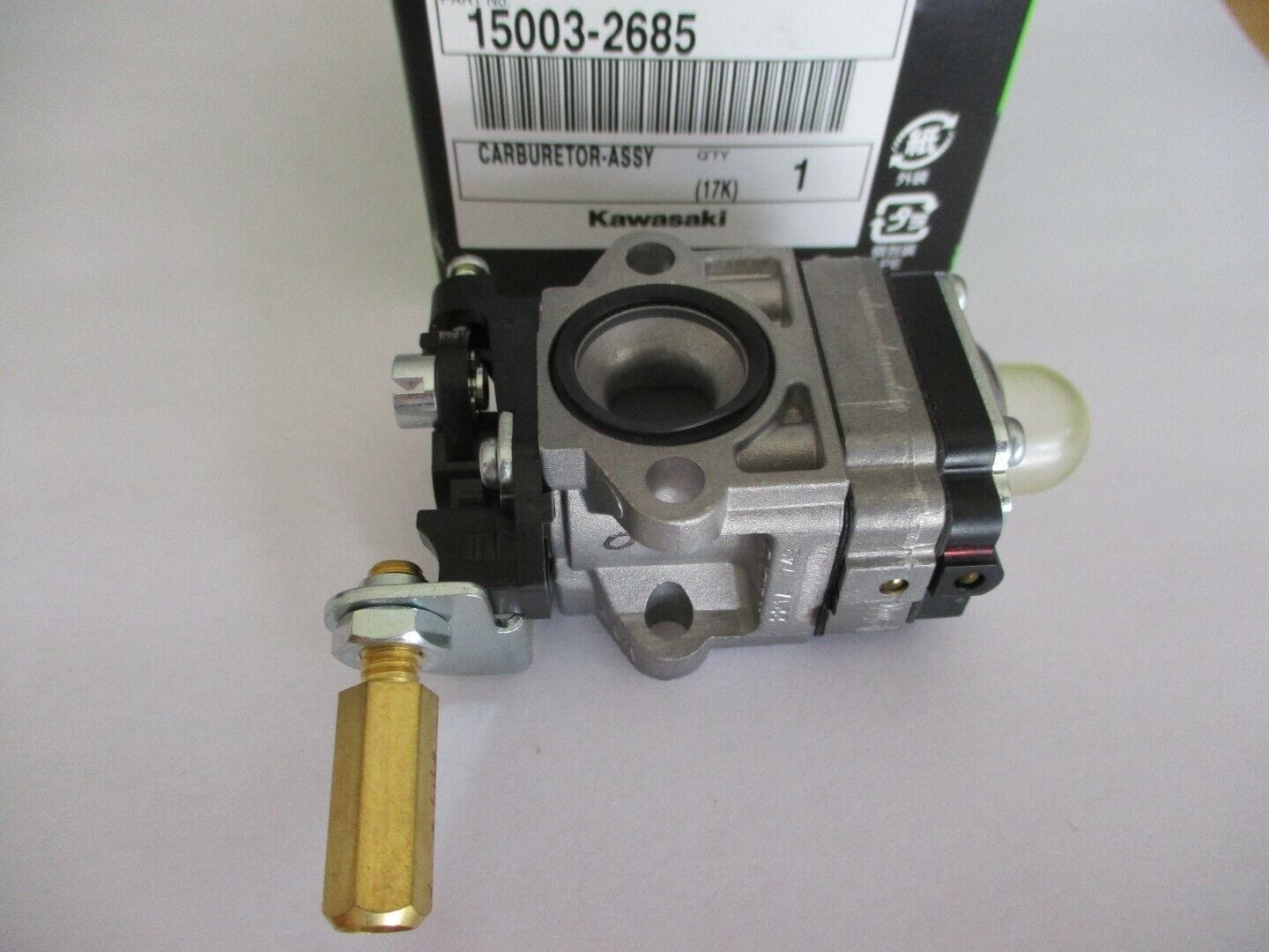 Genuine Kawasaki 15003-2685 Carburetor for a KBL34A Brush Cutter KBL 43A