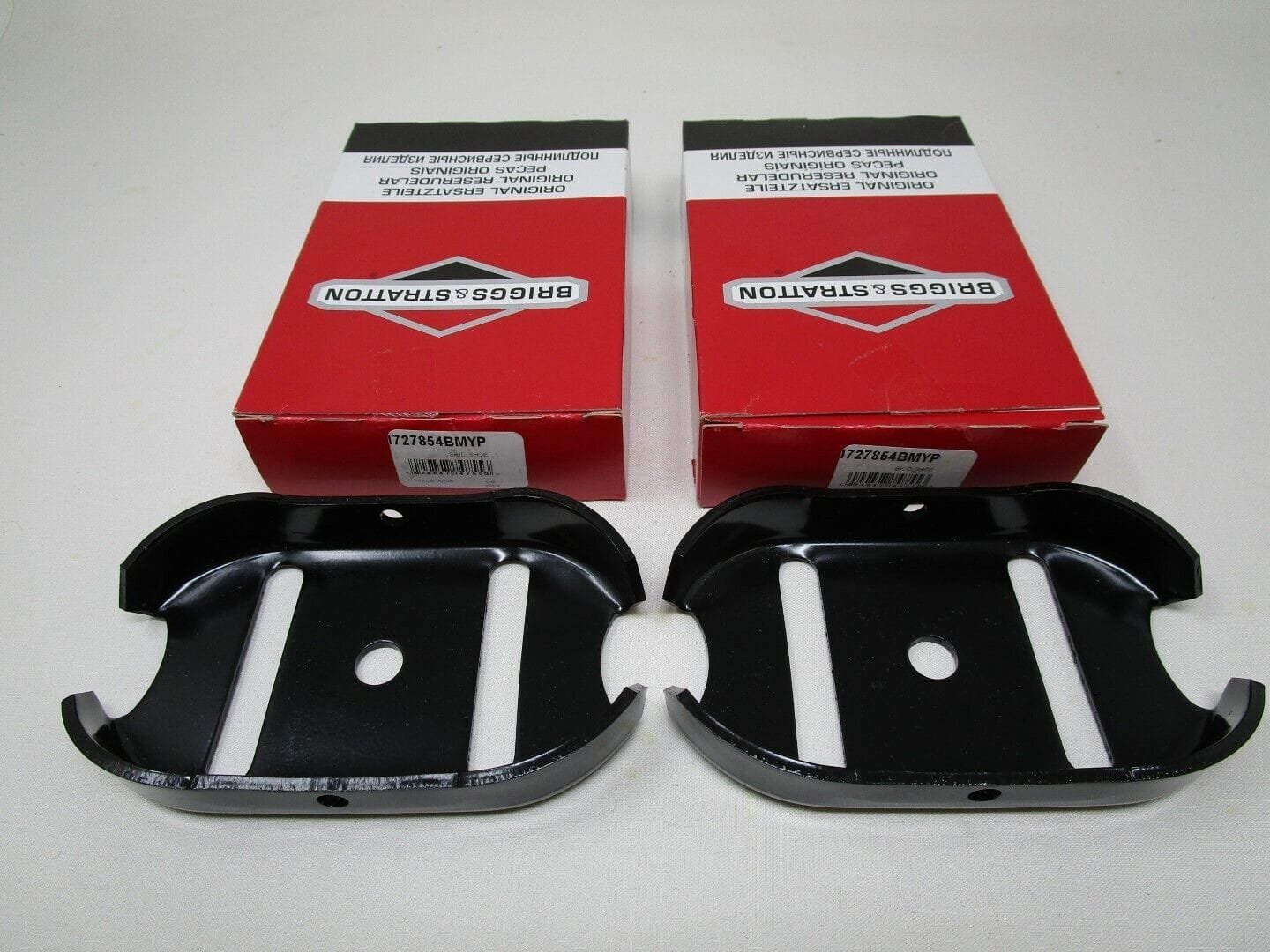 2 Packs Genuine Briggs & Stratton Murray 1727854BMYP Snow Thrower Shoe Skid