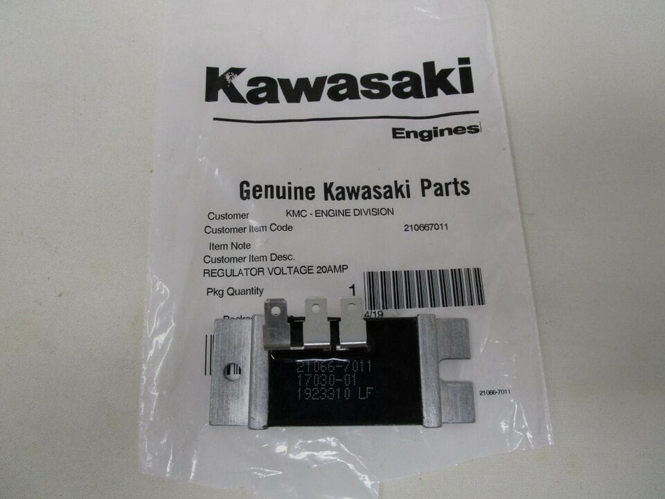 Genuine Kawasaki 21066-7011 Voltage Regulator  FH500V FH531V FH541V FH580V