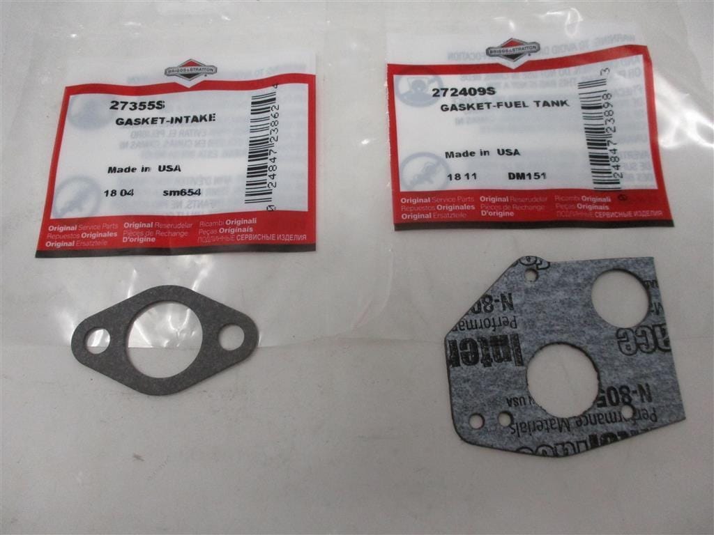 Genuine Briggs & Stratton 27355S & 272409S Carburetor Tank & Intake Gasket - Image 2