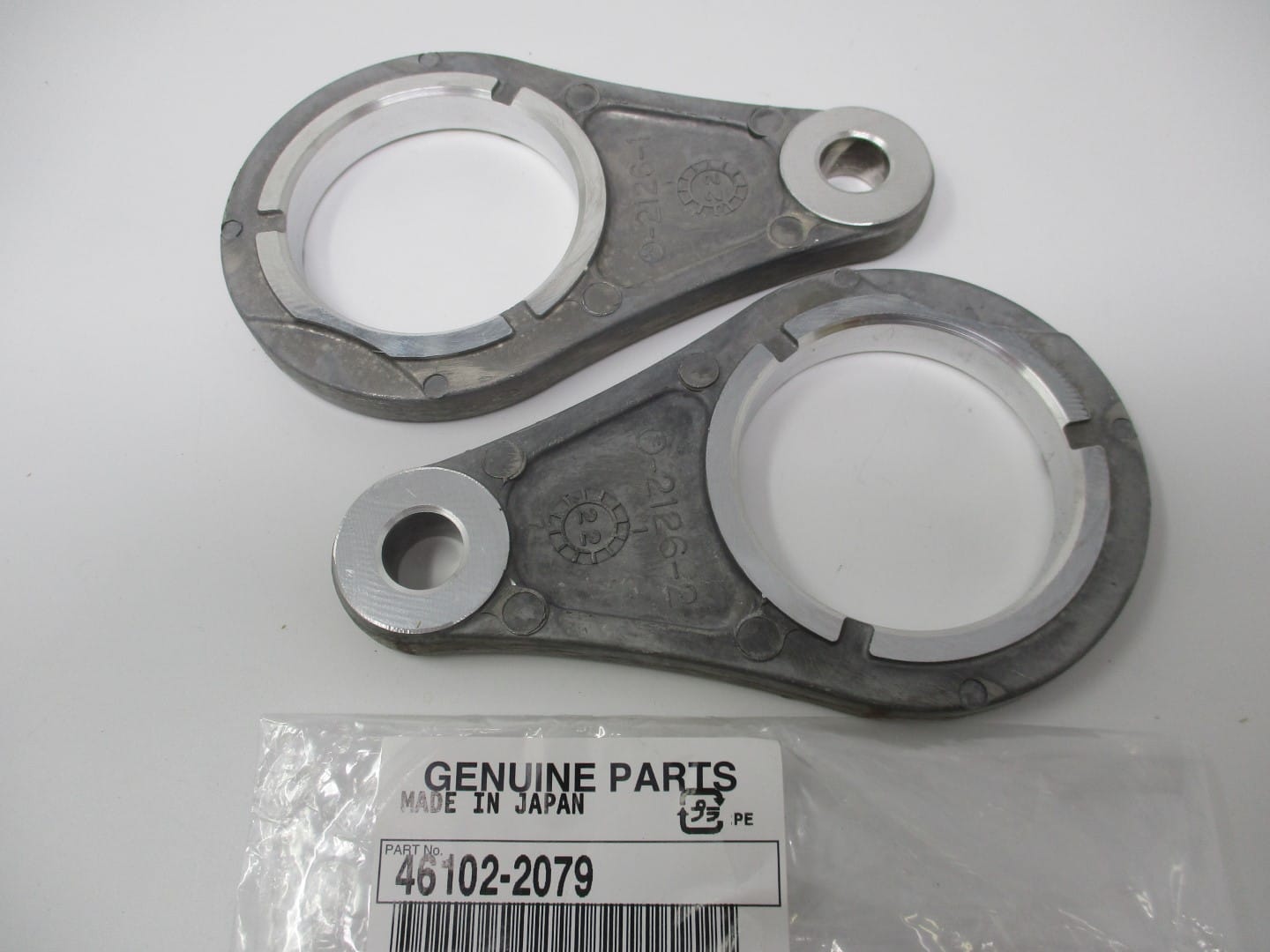 2 Genuine Kawasaki 46102-2079 Crankshaft Rod Piston Aluminum FE350D FE400D