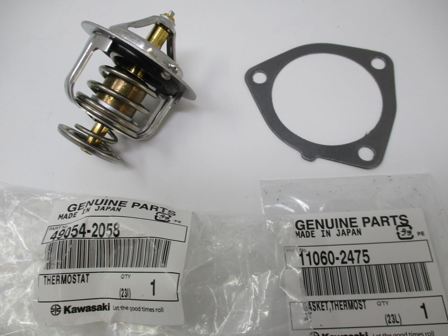 Genuine Kawasaki 49054-2058 11060-2475 Thermostat & Gasket FD671D FD711D FD711D - Image 4