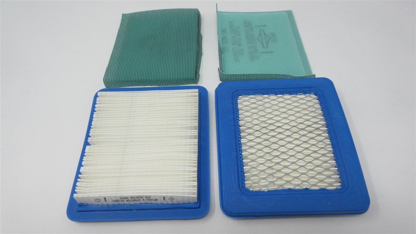 2 Genuine Briggs & Stratton 491588S & 493537S Air & Pre Filter 491588 399959