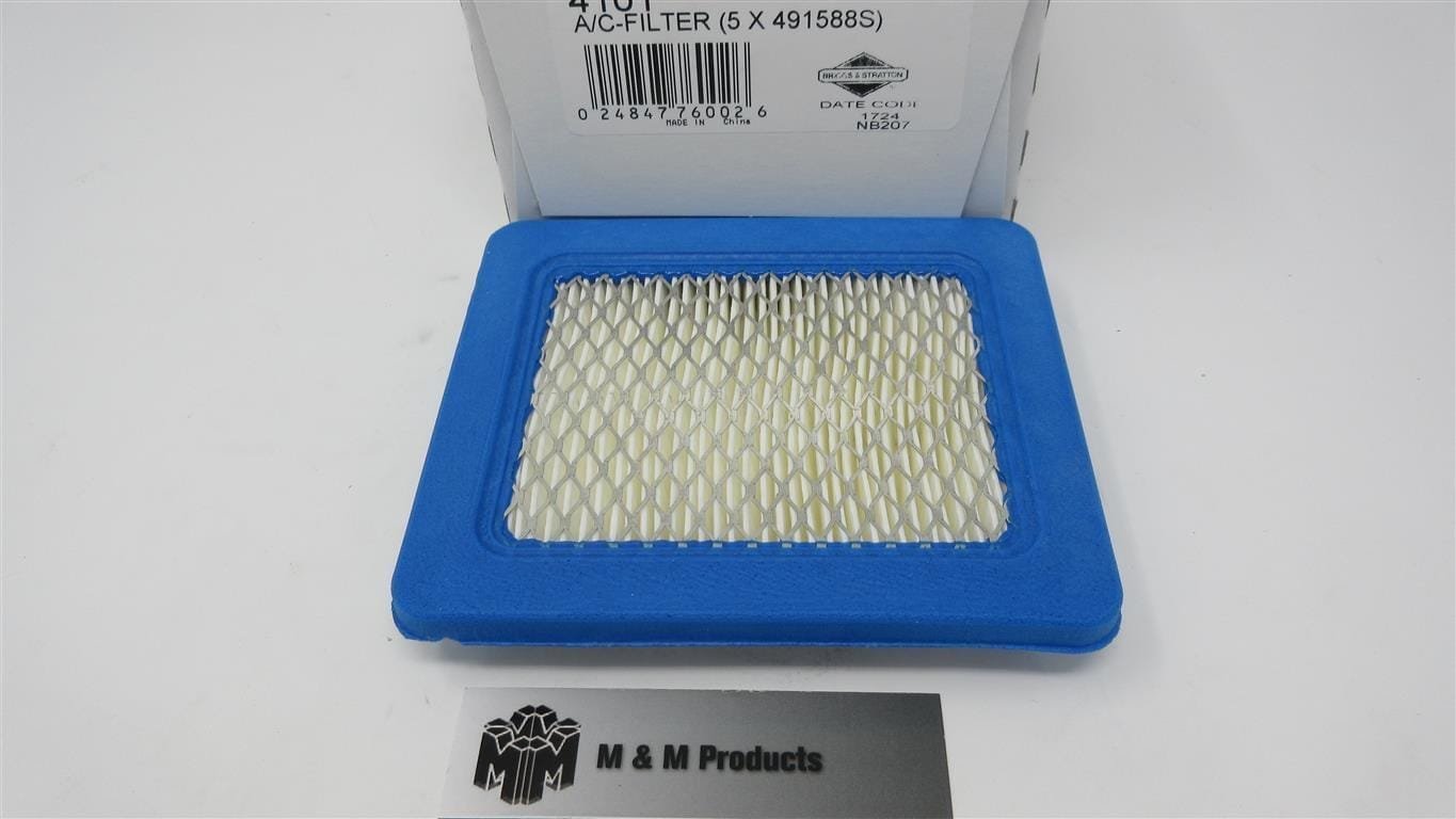 Genuine Briggs & Stratton 491588S Air Filter 3.5-6.5 HP Quantum Engine Lawnmower