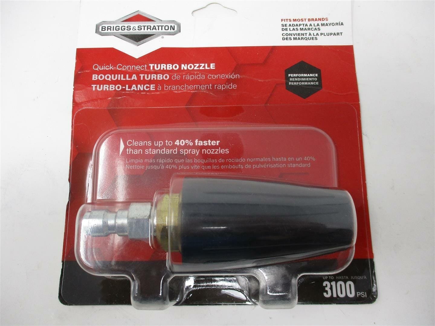 Genuine Briggs & Stratton 6195 Quick Connect Turbo Nozzle Pressure Washer 3100 PSI