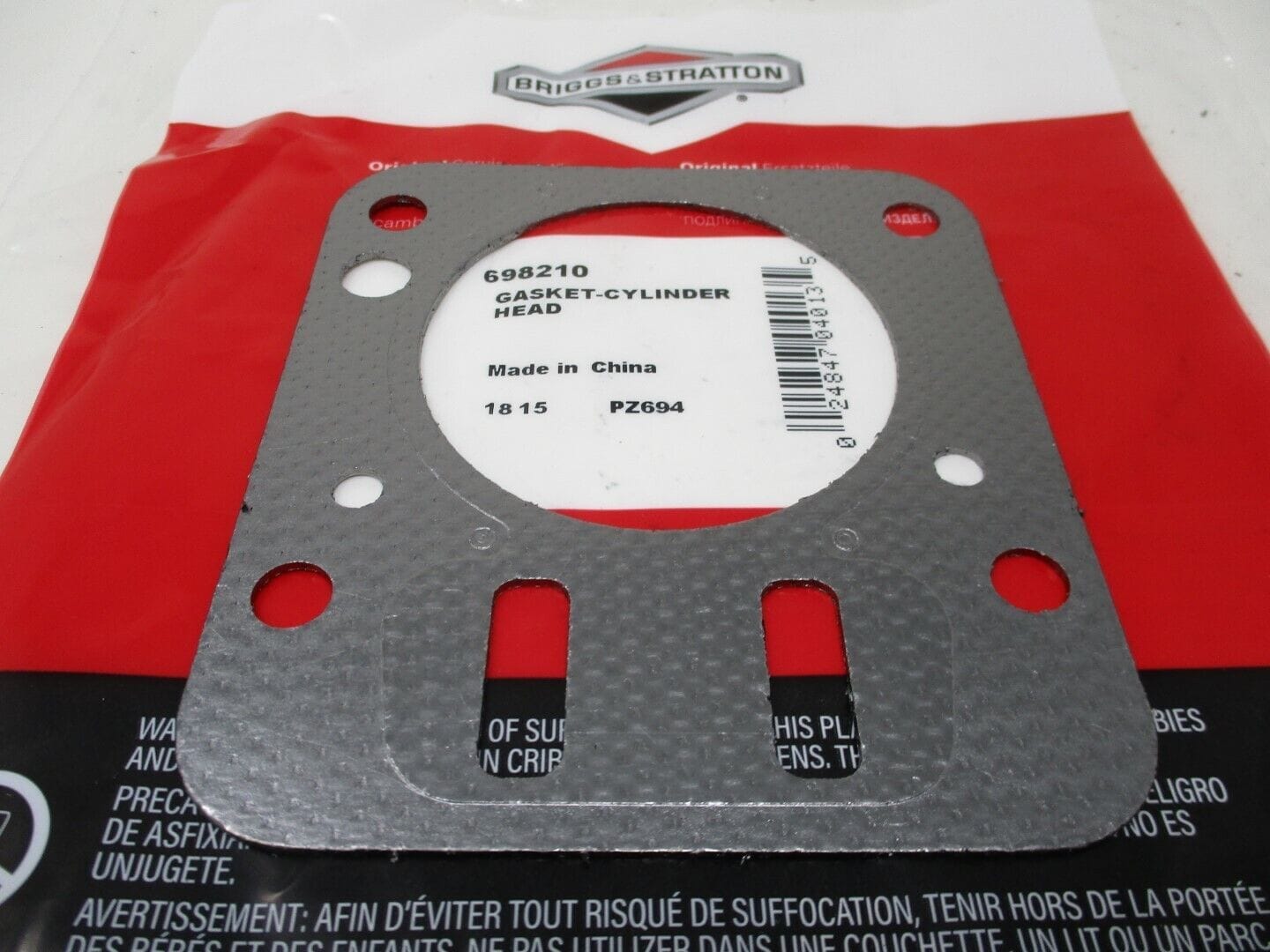 Genuine Briggs & Stratton 698210 Cylinder Head Gasket  692554, 273489, 555621 - Image 2