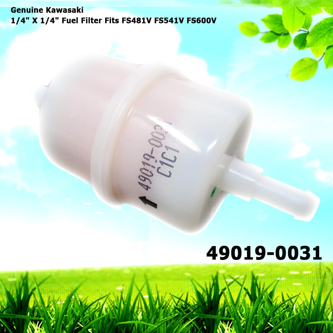 Genuine Kawasaki 49019-0031 1/4" X 1/4" Fuel Filter Fits FS481V, FS541V, FS600V