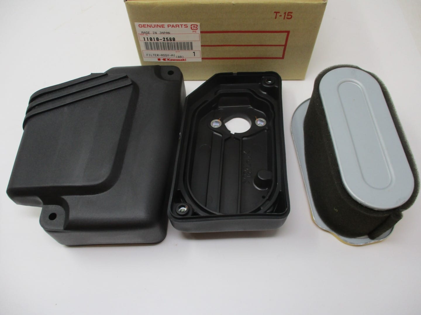 Genuine Kawasaki 11010-2580 Air Filter & Case FE120D 11013-2132 Toro 1000 1600