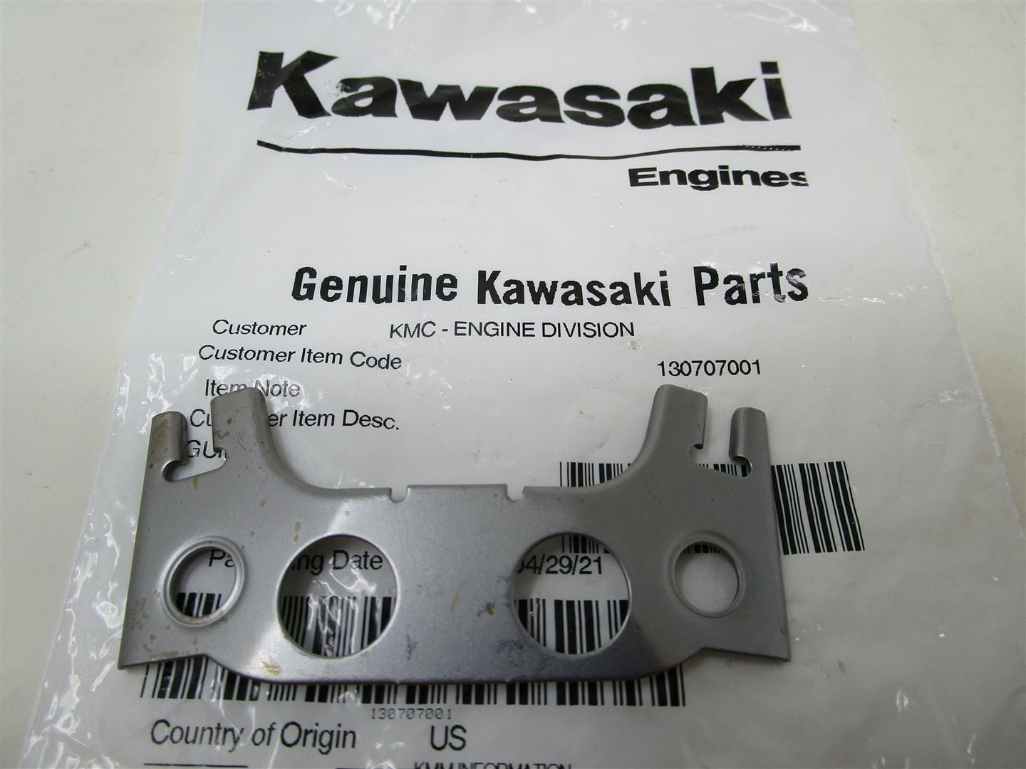Genuine Kawasaki 13070-7001 Push Rod Guide FH381V FH430V FH451V FH480V FH500V - Image 4