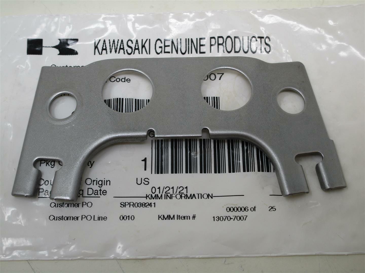 Genuine Kawasaki 13070-7007 Push Rod Guide FH601D FH641V FH680V FH680D