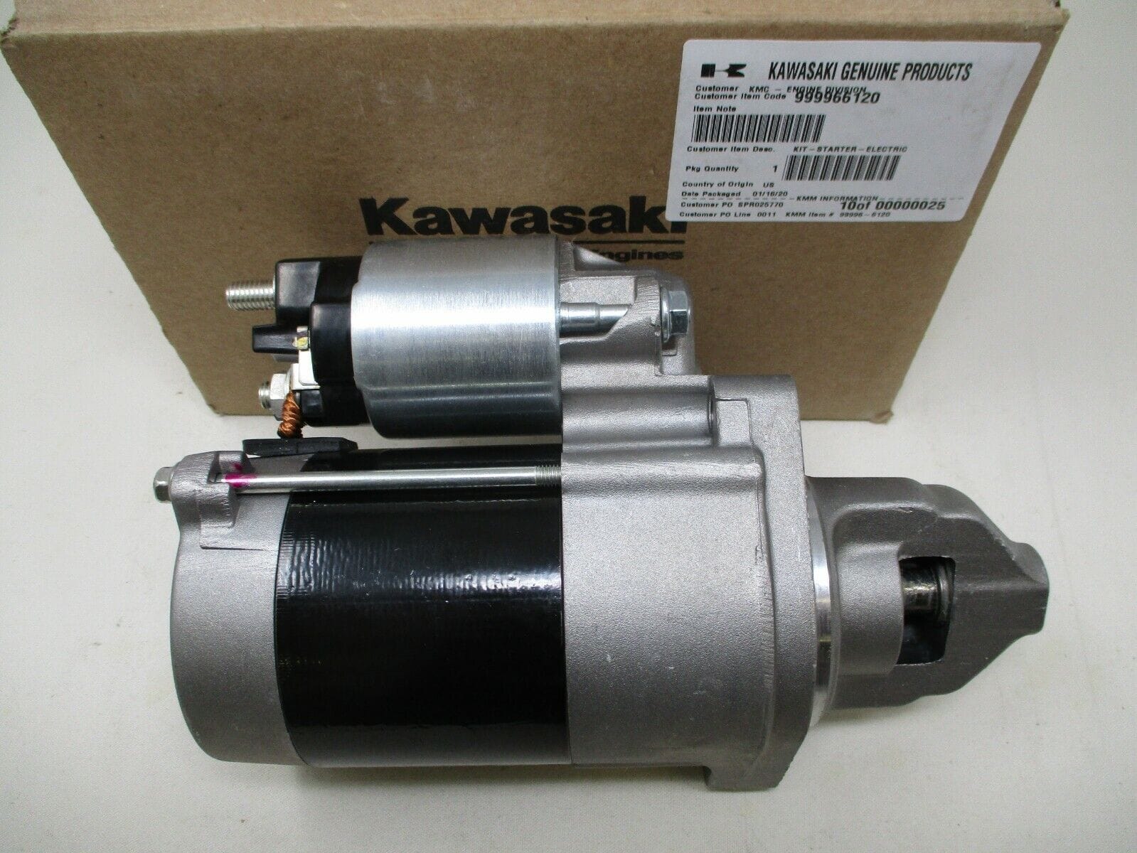 Genuine Kawasaki 99996-6120 Starter FX481V FX541V FX600V FX651V FX691V FX730V - Image 3