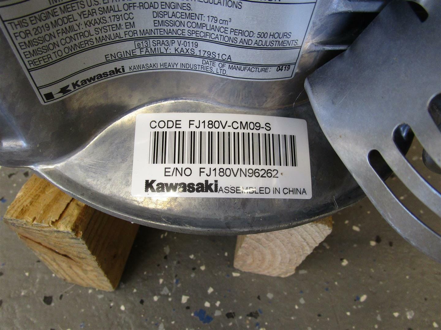 Genuine Kawasaki FJ180V-CM09-S Engine Toro 22210 Commercial TurfMaster Exmark - Image 5