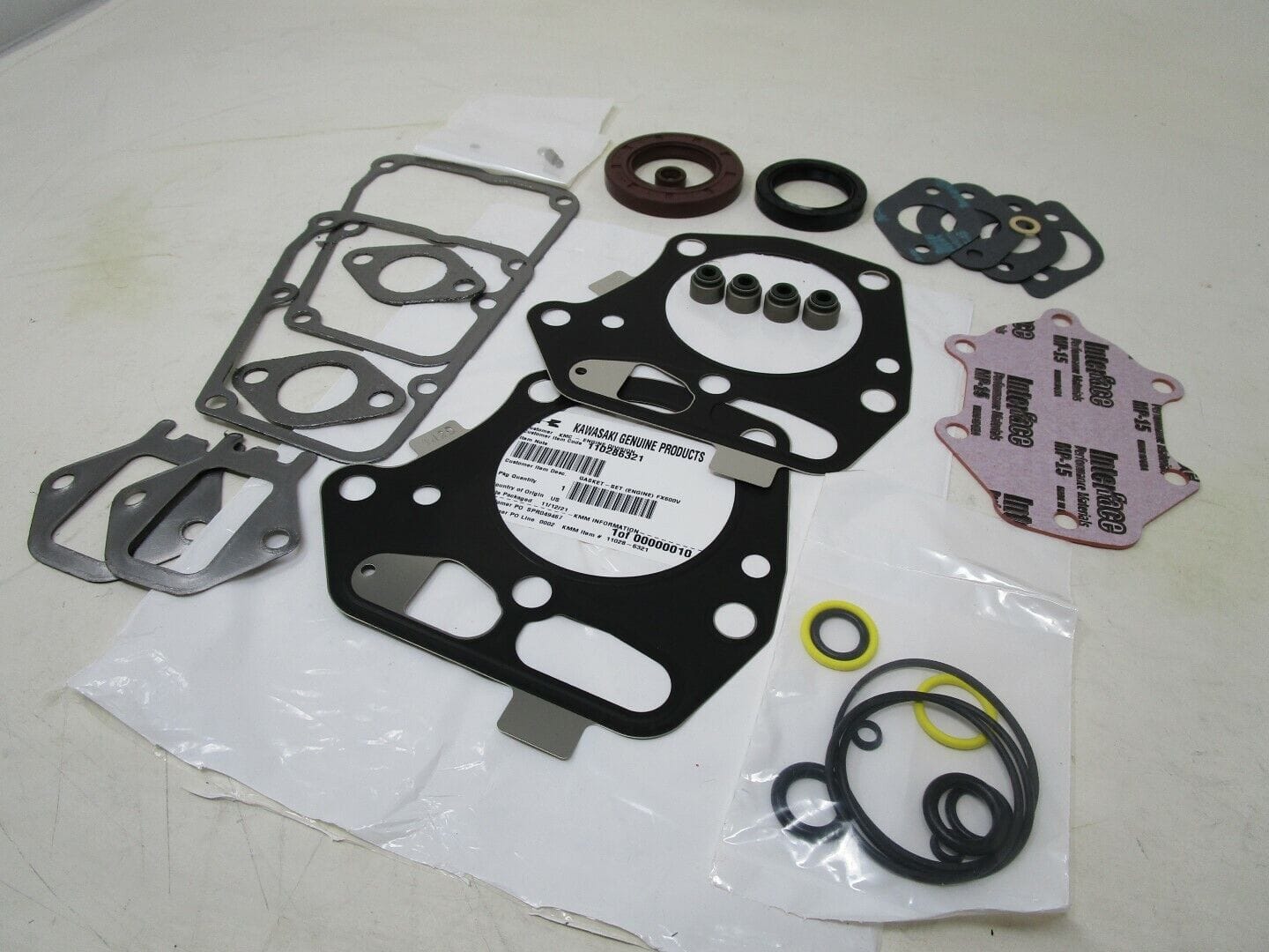 Genuine Kawasaki 11028-6321 & 11028-6316 Engine & Carburetor Rebuild Kits FR541V - Image 4