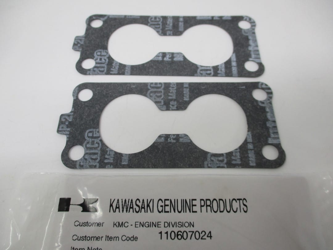 2 Genuine Kawasaki 11060-7024 Carburetor Manifold Gasket FH601V FH641V FH680V - Image 4