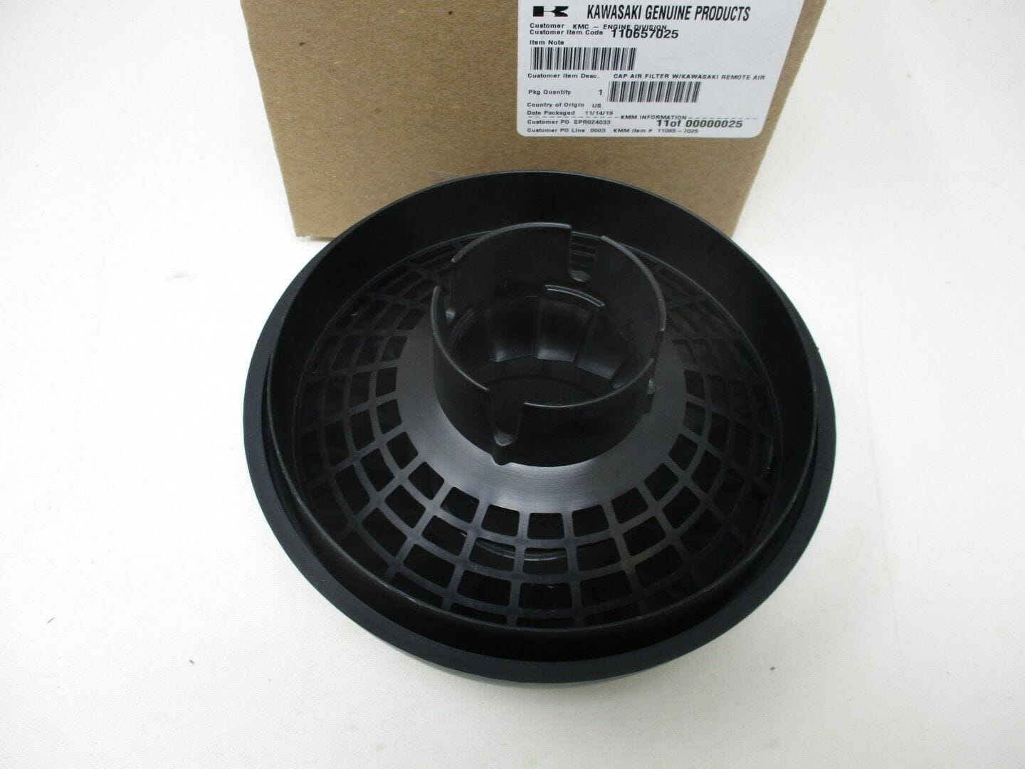 Genuine Kawasaki 11065-1384 Air Filter Rain Cap Cover FH601V 651V - Image 3