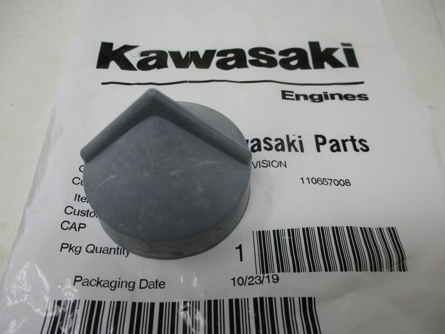 Genuine Kawasaki 11065-7008 Dust Duck Bill Cap Breather Lawnmower
