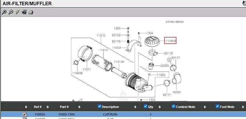 Genuine Kawasaki 11065-7031 Rubber Duck Bill Dust Cap FX Engines - Image 7