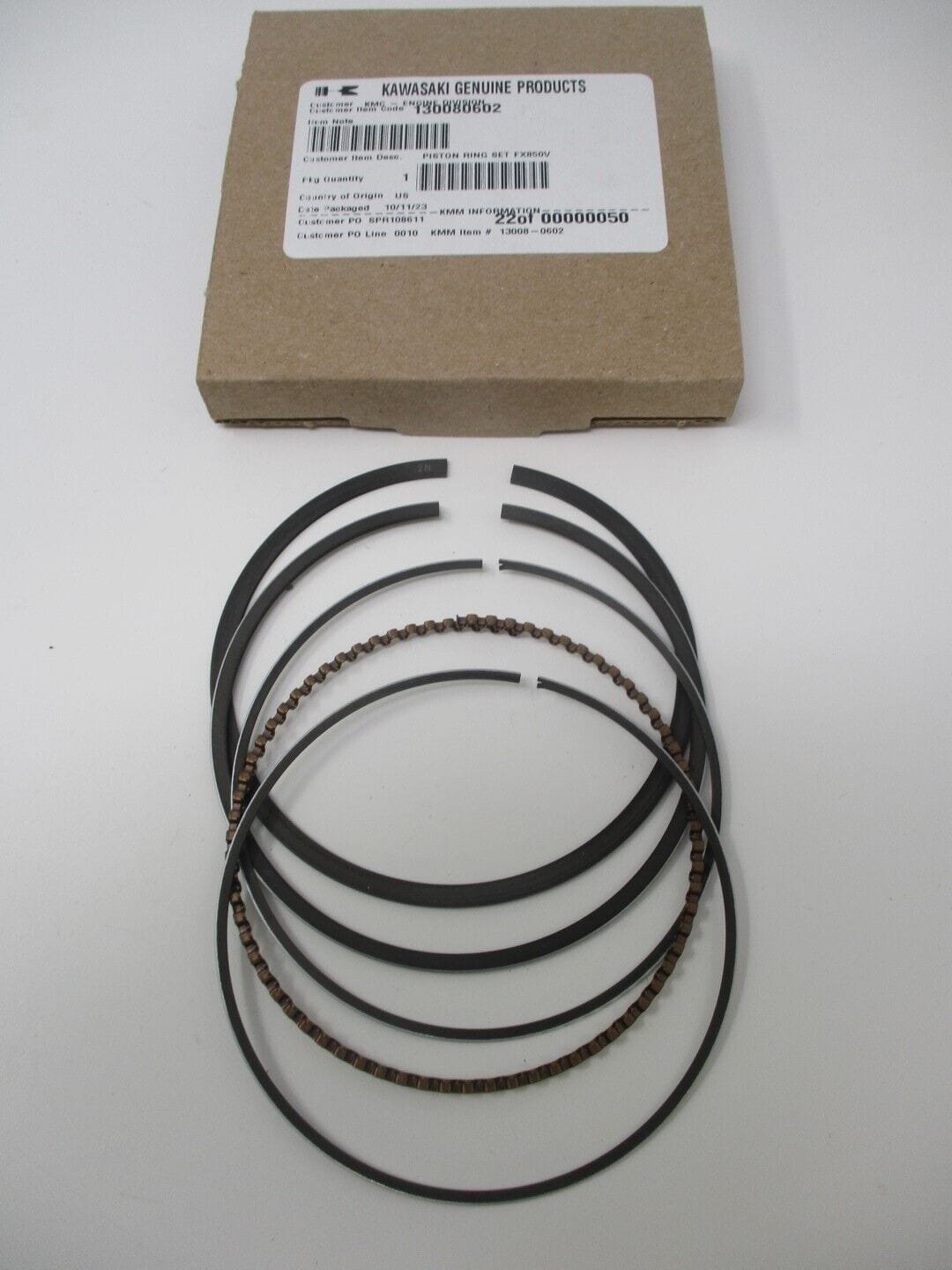 Genuine Kawasaki 13008-0602 Piston Rings for FX751V FX801V FX850V 13008-6069 - Image 3
