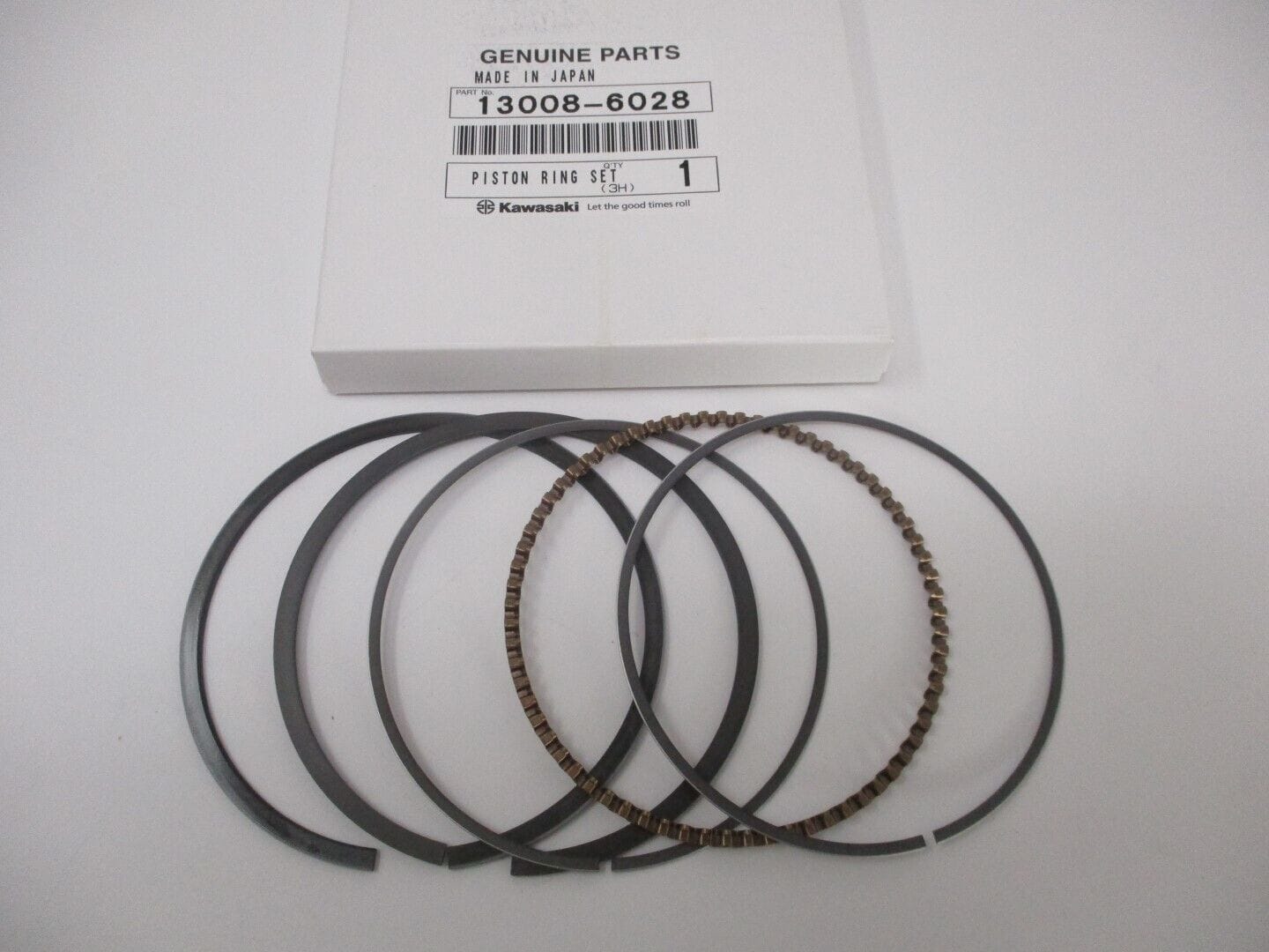 Genuine Kawasaki 13008-6028 Piston Ring STD Set FE350D Club Car EZGO
