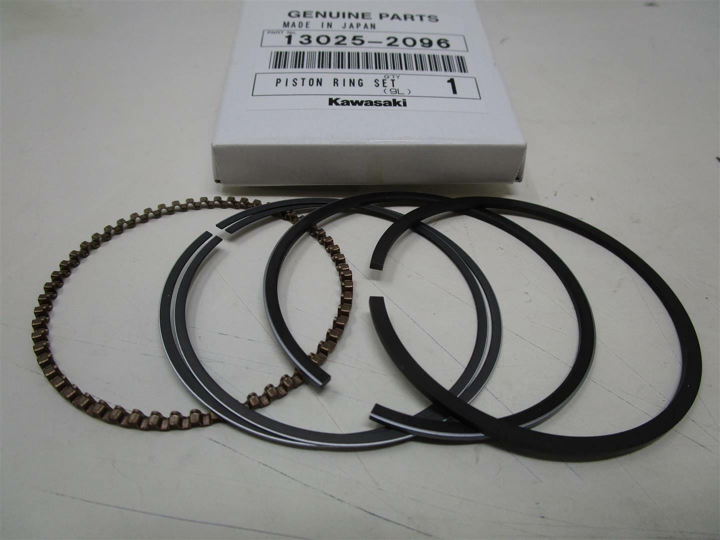 Genuine Kawasaki 13025-2096 FE120D OS Over Size 0.5 Rings FE120D Toro 94-6837 - Image 3