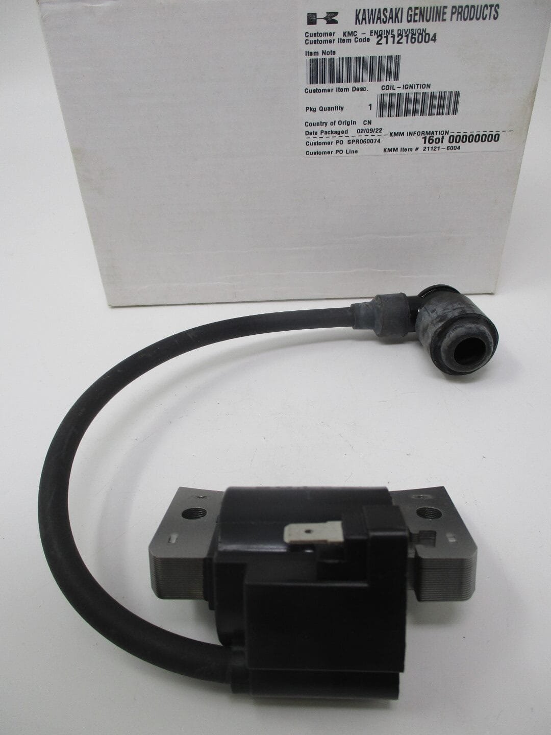 Genuine Kawasaki 21121-6004 21121-0729 Ignition Coil #1 FD750D-NS00 FD750D-PS00 - Image 4
