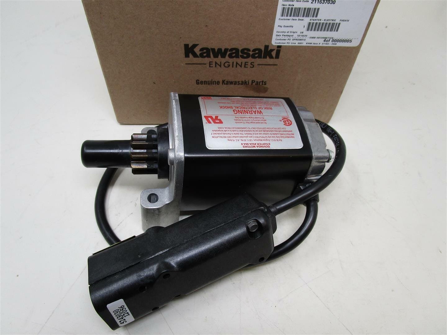 Genuine Kawasaki 21163-7030 Electric Starter FH381V FH541V