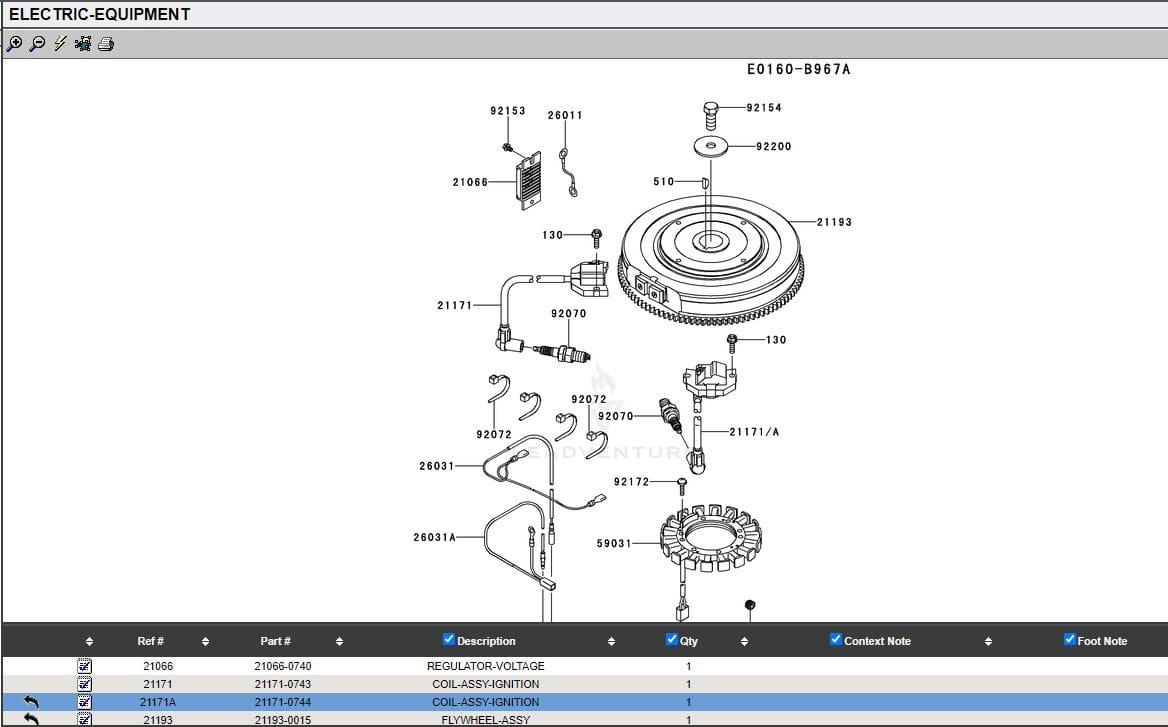 Genuine Kawasaki 21171-0744 Ignition Coil FX751V FX801V FX850V FX921V FXT00 - Image 7