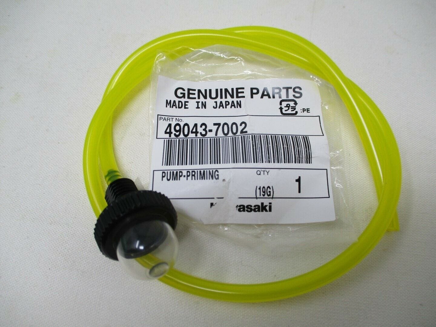 Genuine Kawasaki 49043-7002 Carburetor Primer Bulb & 20" Tygon Line 15004-0959 - Image 3