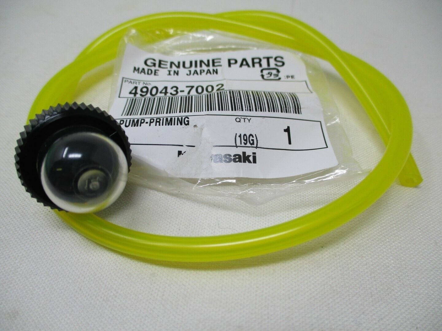 Genuine Kawasaki 49043-7002 Carburetor Primer Bulb & 20" Tygon Line 15004-0959 - Image 2