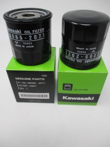 2 Genuine Kawasaki 49065-2071 Oil Filter FD731D FD750D FD791D FE290D FE350D - Image 4