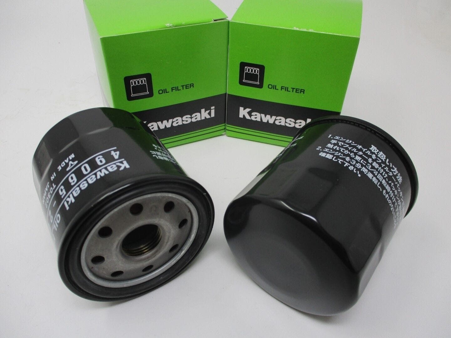 2 Genuine Kawasaki 49065-2071 Oil Filter FD731D FD750D FD791D FE290D FE350D - Image 3