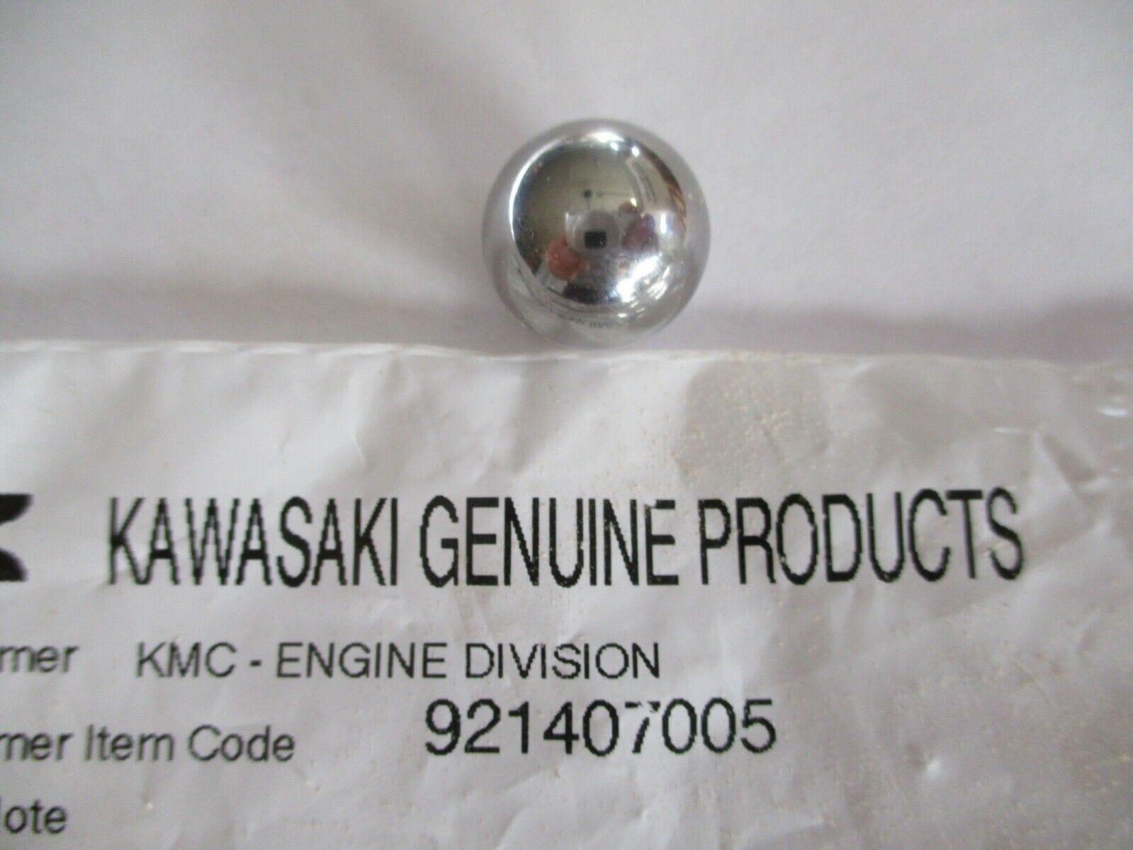 Genuine Kawasaki 92140-7005 Ball FH381V FH430V FH480V FH500V FH541V FH580V