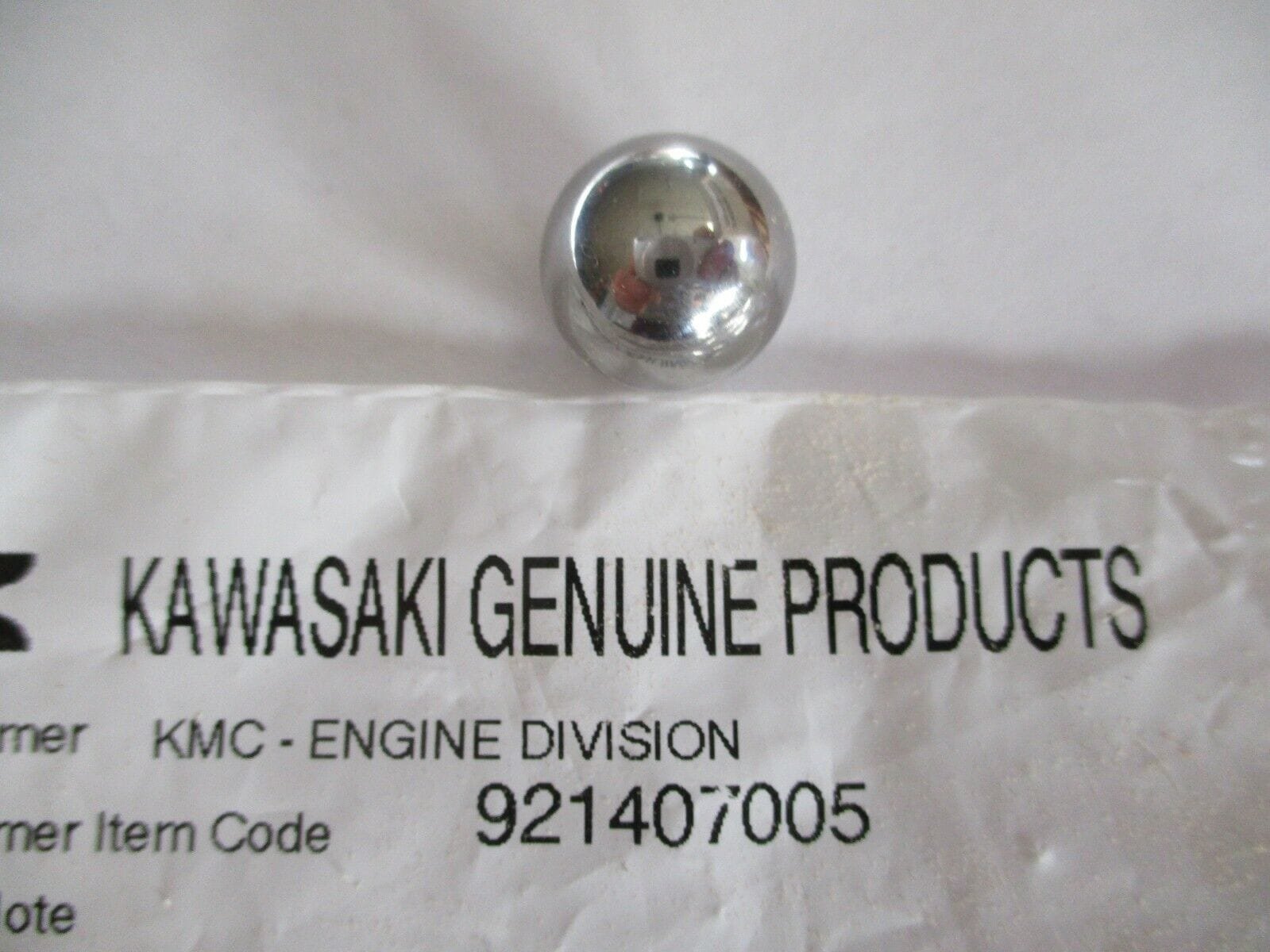 Genuine Kawasaki 92140-7005 Ball FH381V FH430V FH480V FH500V FH541V FH580V