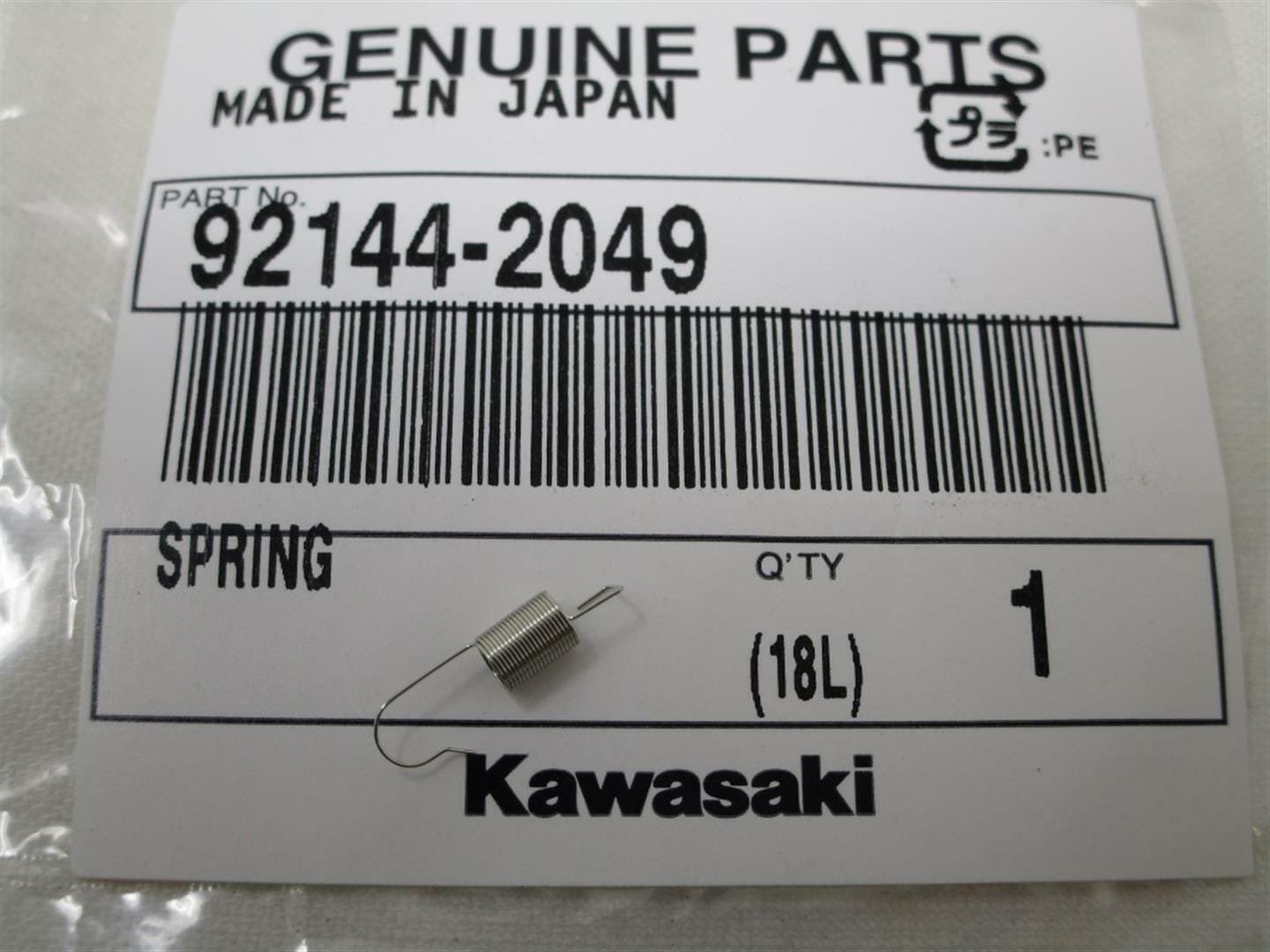 Genuine Kawasaki 92144-2049 Spring for FE120D FE170D FG300D GEW20A HC5090A