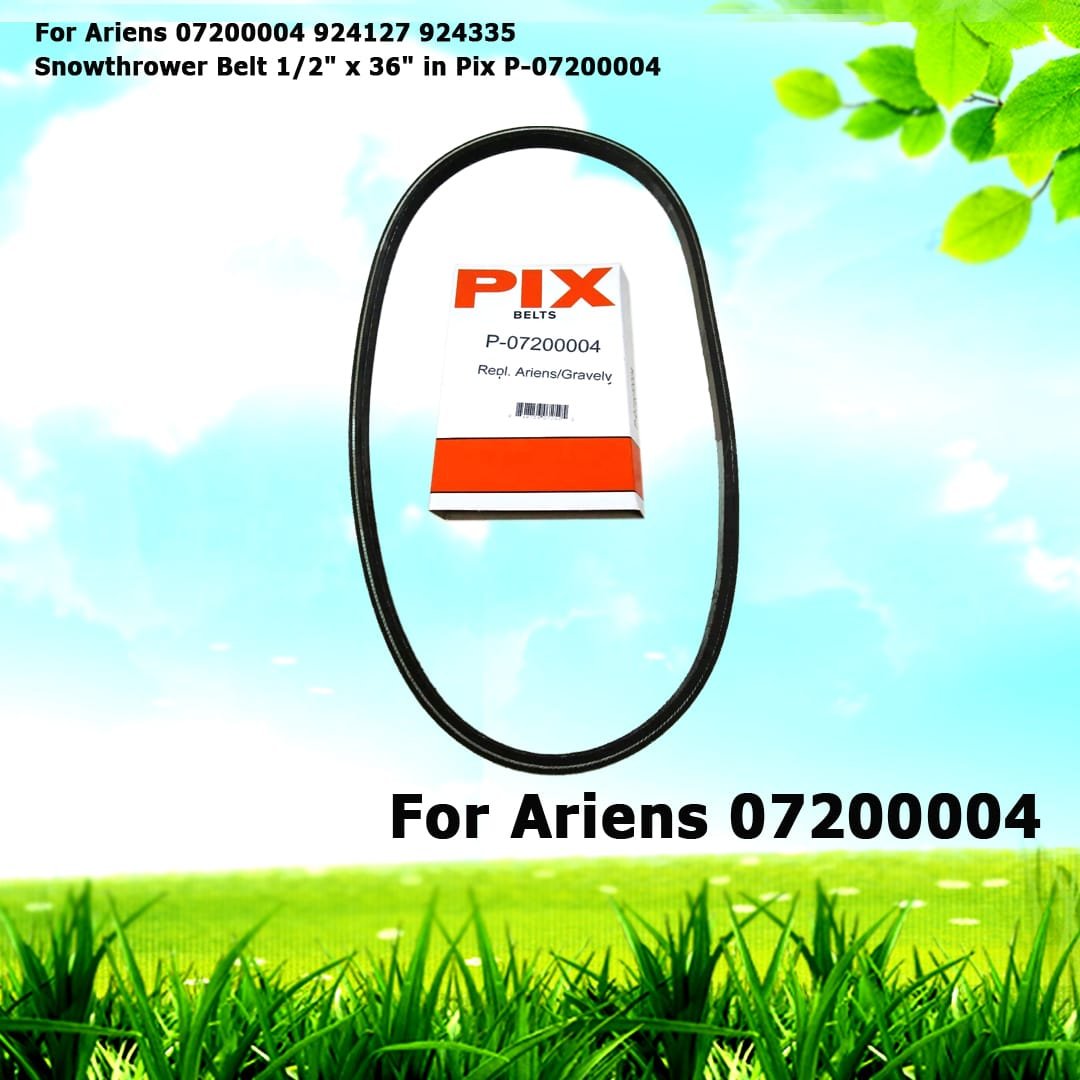 For Ariens 07200004 924127 924335 Snowthrower Belt 1/2" x 36"