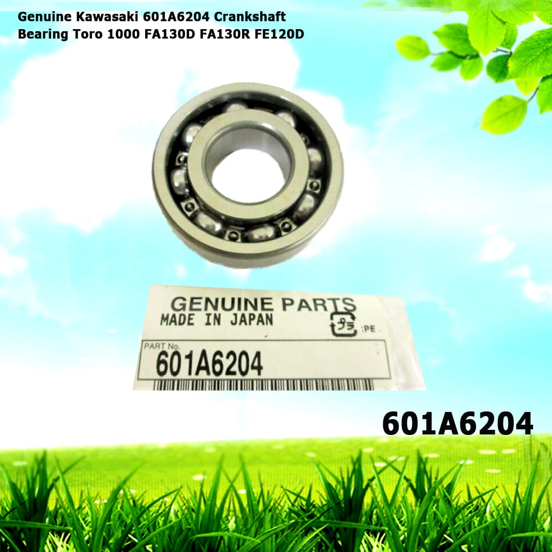 Genuine Kawasaki 601A6204 Crankshaft Bearing Toro 1000 FA130D FA130R FE120D