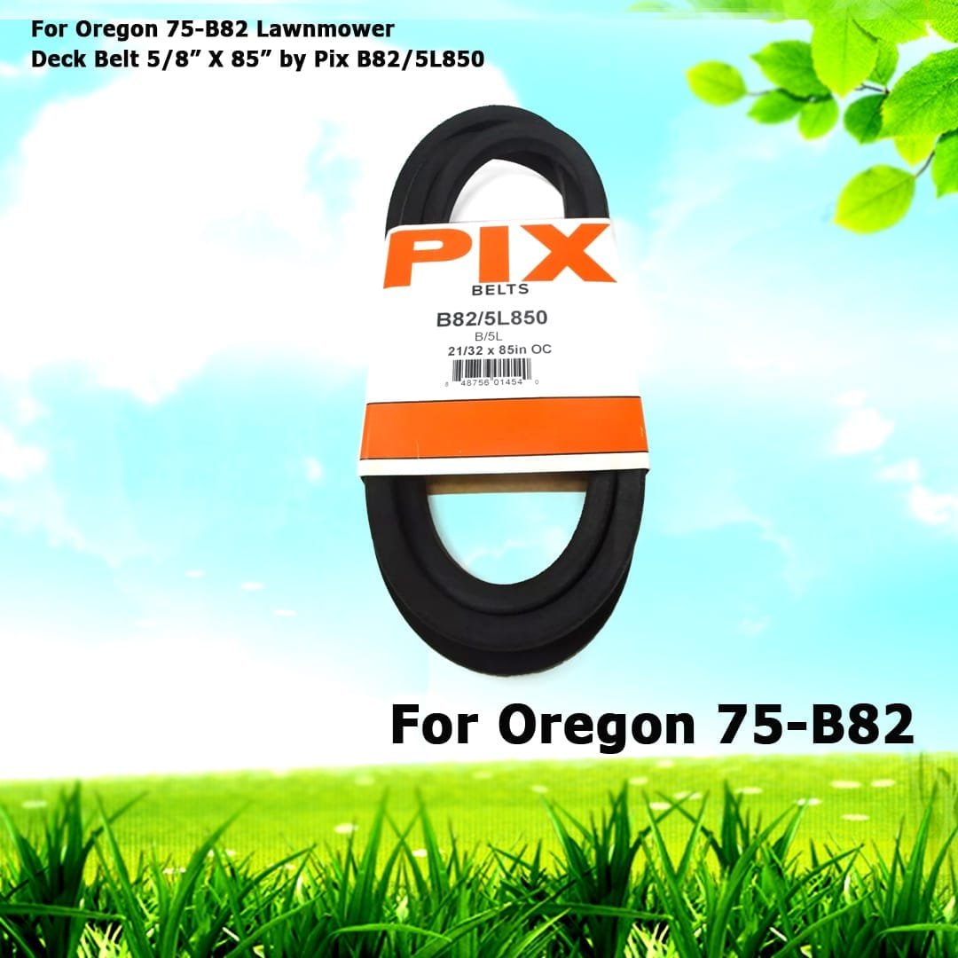 For Oregon 75-B82 Lawnmower Deck Belt 5/8” X 85”