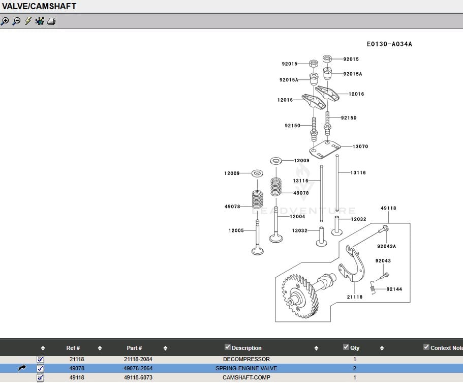 Genuine Kawasaki 12004-2098 Intake Valves FE120G Toro 1000 Flex 21 - Image 5