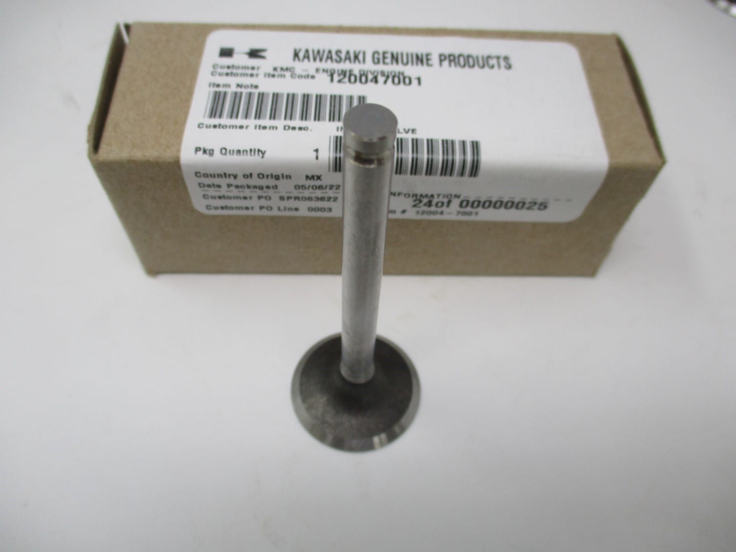 Genuine Kawasaki 12004-7001 Intake Valve for FH451V FH500V