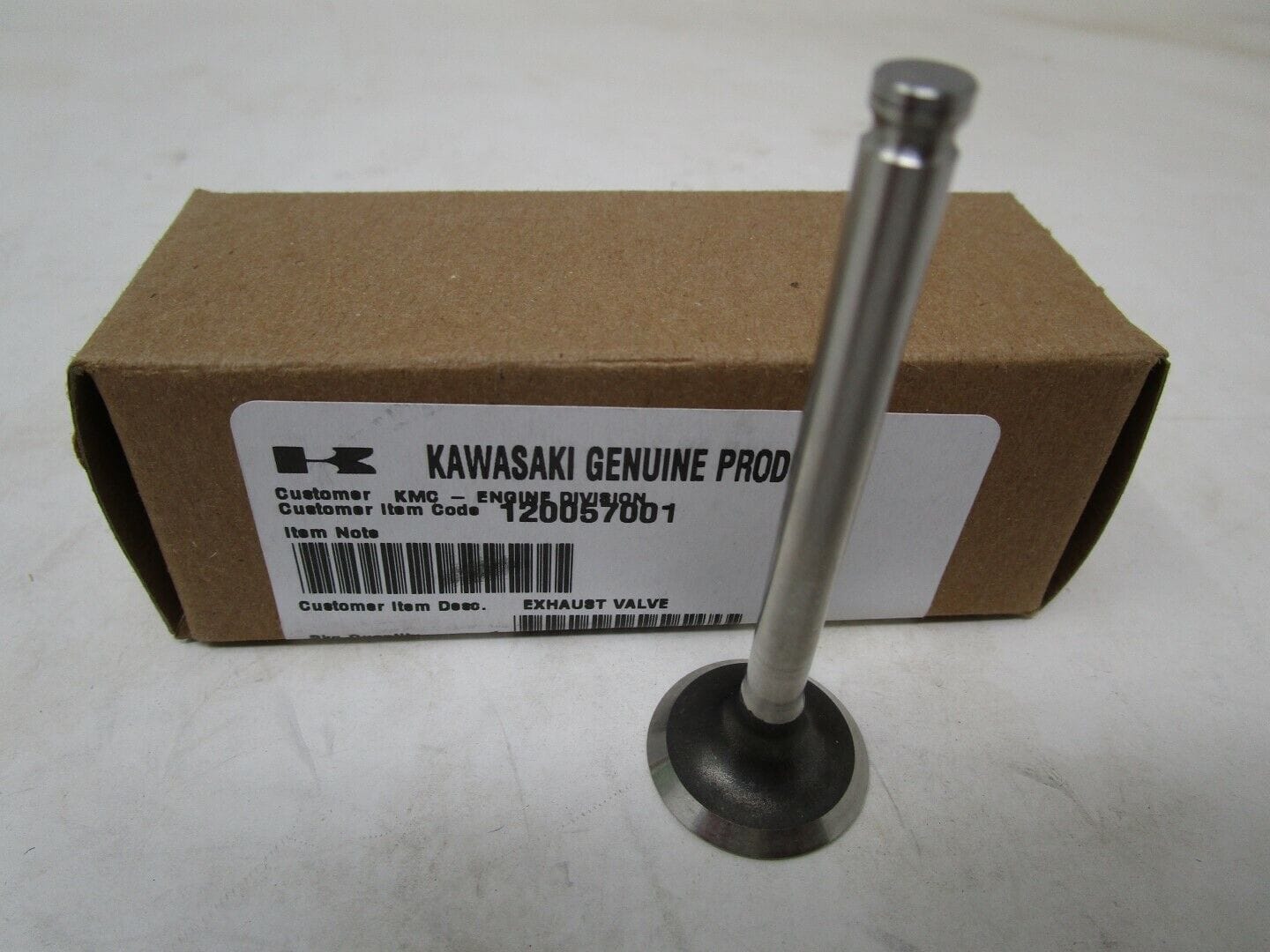 Genuine Kawasaki 12005-7001 Exhaust Valve for FH451V, FH500V