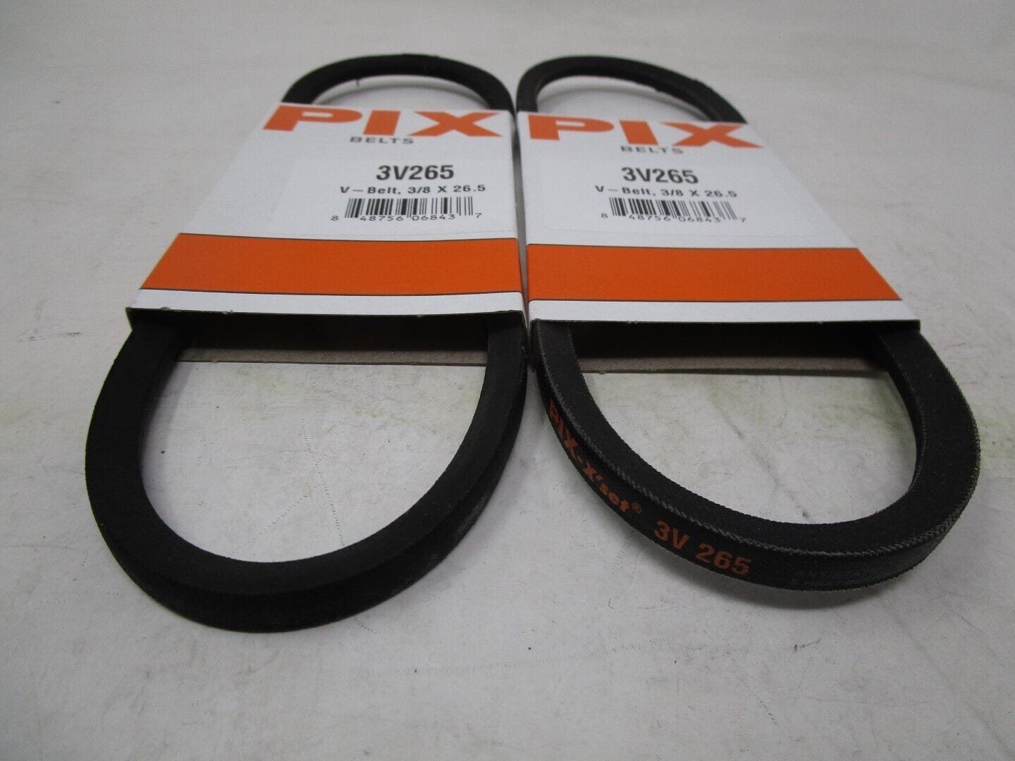 2 For MTD Rubber Snow Thrower V-Belts 3/8” x 26 1/2” - Image 3