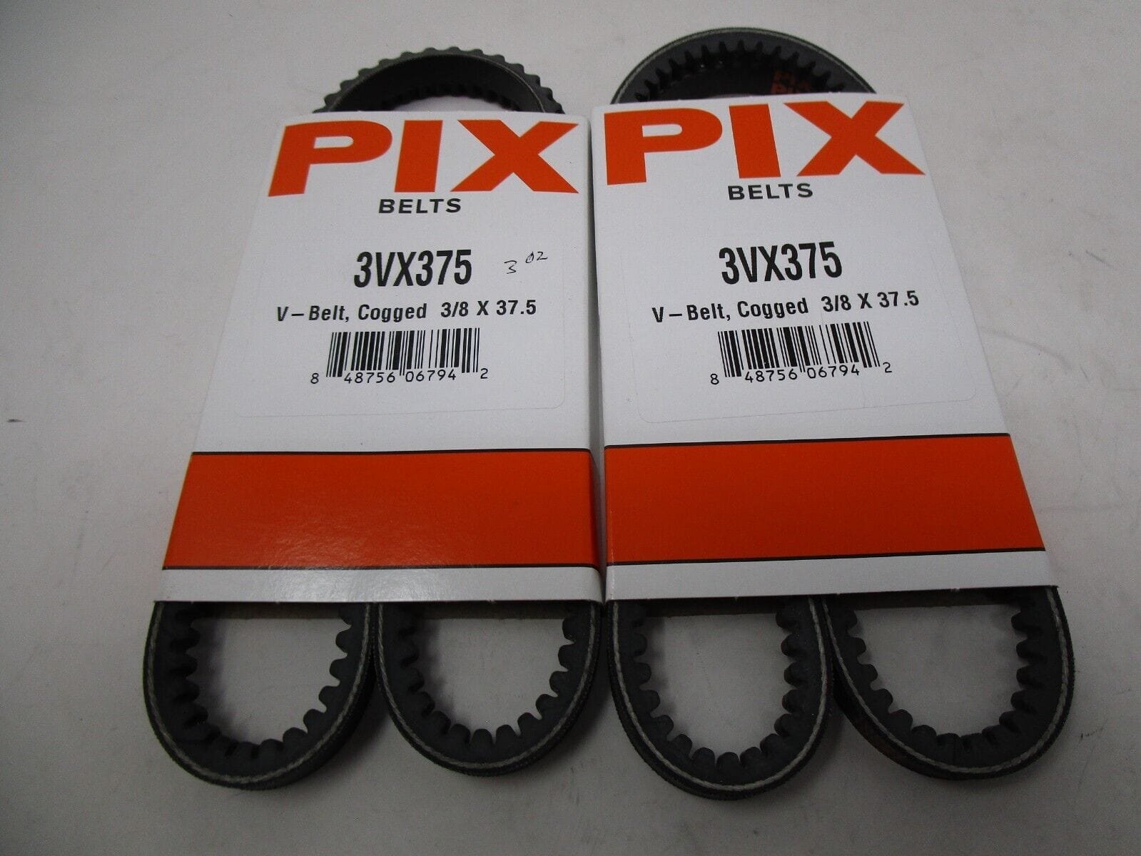 2 For Cogged V-Belt 3/8” X 37 ½” in Pix 3VX375 - Image 4